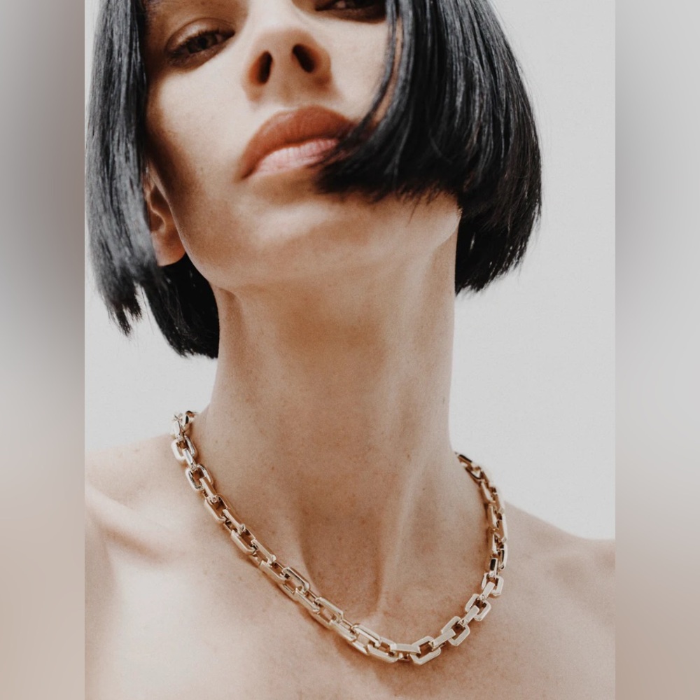 EDDIE BORGO supra link necklace - 17 inch length